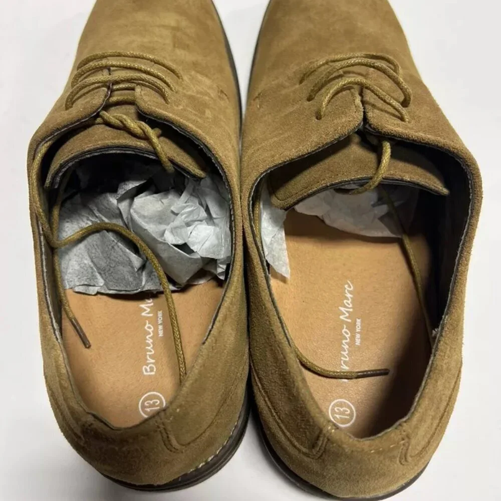 Bruno Marc Urban Mens Oxford Tan Size 13 M